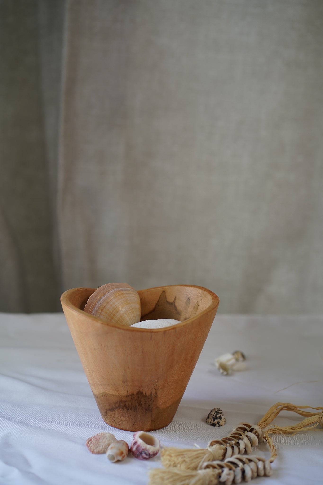 Large Suar Wood Salad Bowl & Servers Teak Set